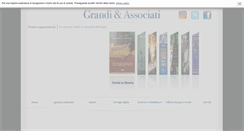 Desktop Screenshot of grandieassociati.it